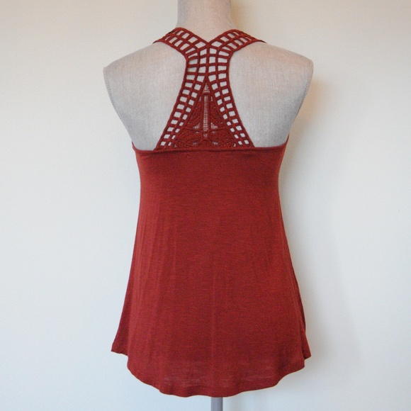 NWT [American Rag] crocheted back tank top #546 - Picture 4 of 5